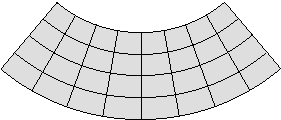 Kegelprojektion als Karte (schematisch), Bild: Michael Panitzki